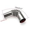 25mm Elbow Pipe Air Diesel Parking Heater Exhaust Pipe Connector w/Clamps For Webasto Diesel Heater