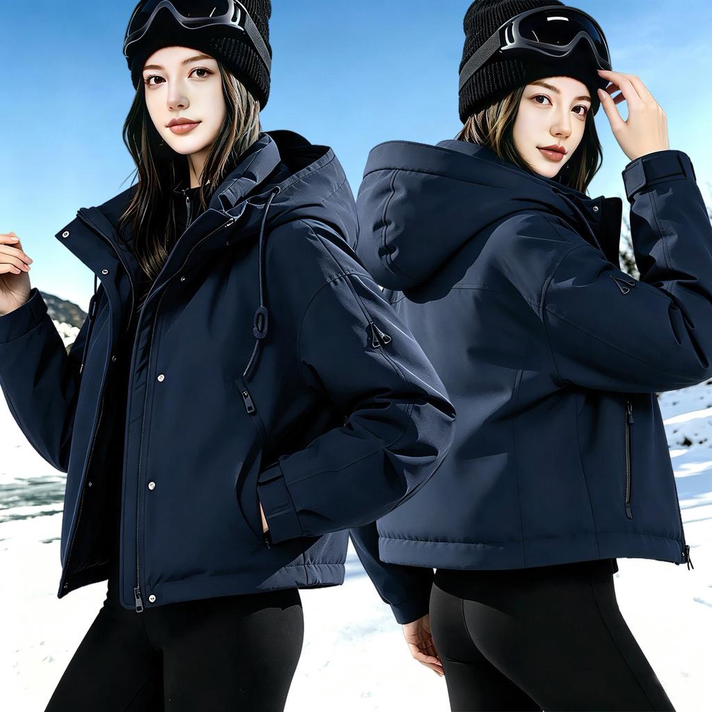 Winter new down cotton-padded clothes women's short hooded thickened warm pie overcome coat fashion cotton-padded jacket