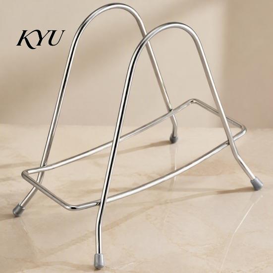Ventilated Cutlery Holder Stainless Steel Chopping Board Storage Rack And Knife for Kitchen Countertop, Vertical Drain Organizer Stand Cutting Boards