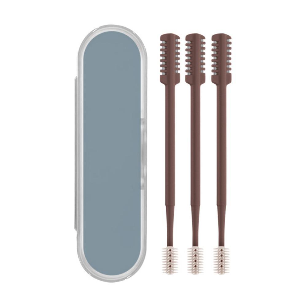 3Pcs/Set 360° Rotating Nose Hair Trimmer Washable Hair Removal Tool Nose Hair Clippers  Women Men