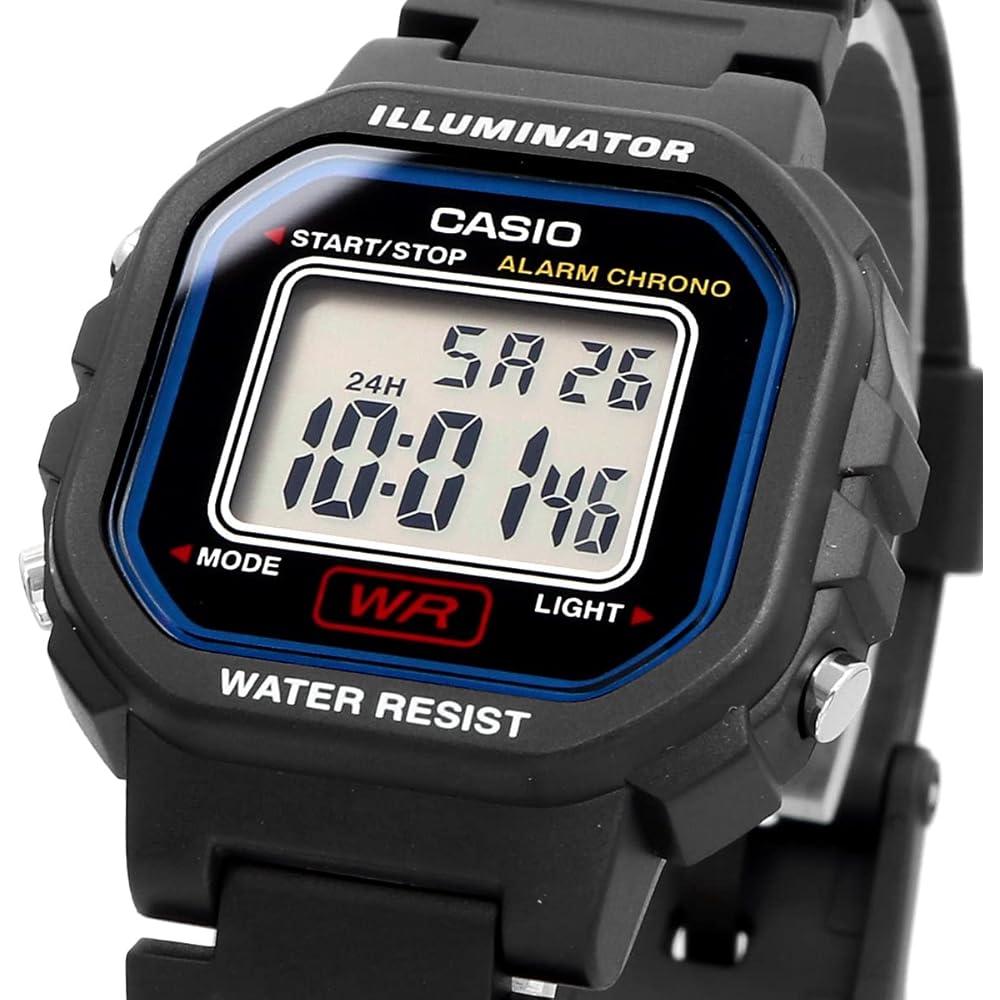 Casio Chupacasi LA-20WH-1C Digital Watch Black for Women Girls Kids
