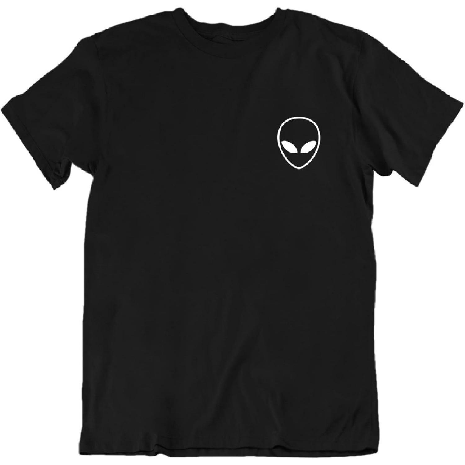 VESTA COCOA Men Women Funny Graphic UFO Alien T Shirt S