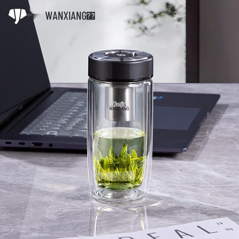 Wanxiang Double-Walled Borosilicate Glass Mug
