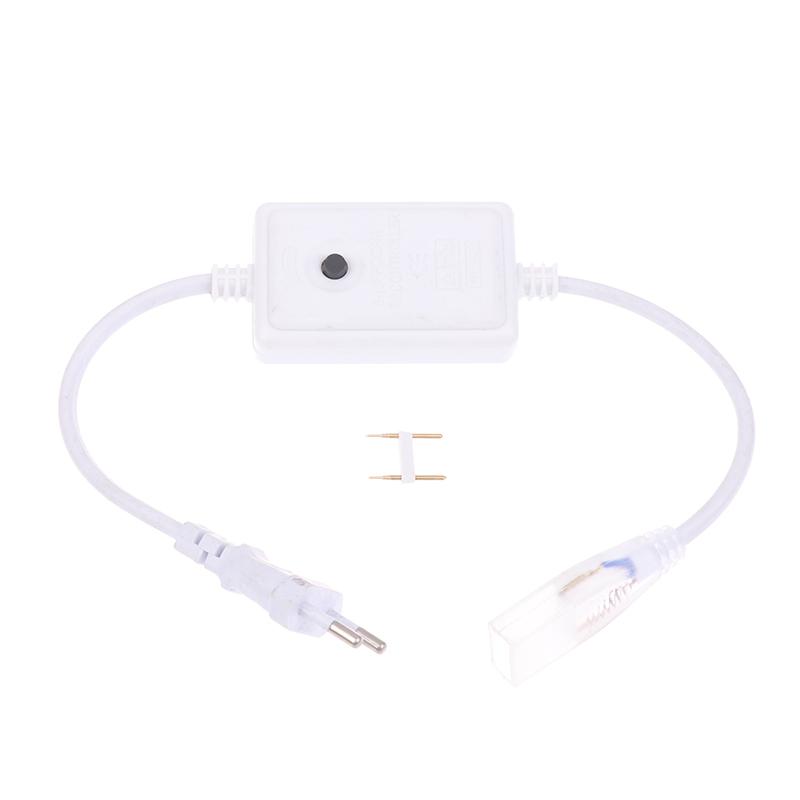 

1 шт. 220В Європейський Cob LED стрічка Диммер Ручний контролер Використання для 220В зі стрічкою Cob LED 50/100м Світлодіодний диммер A