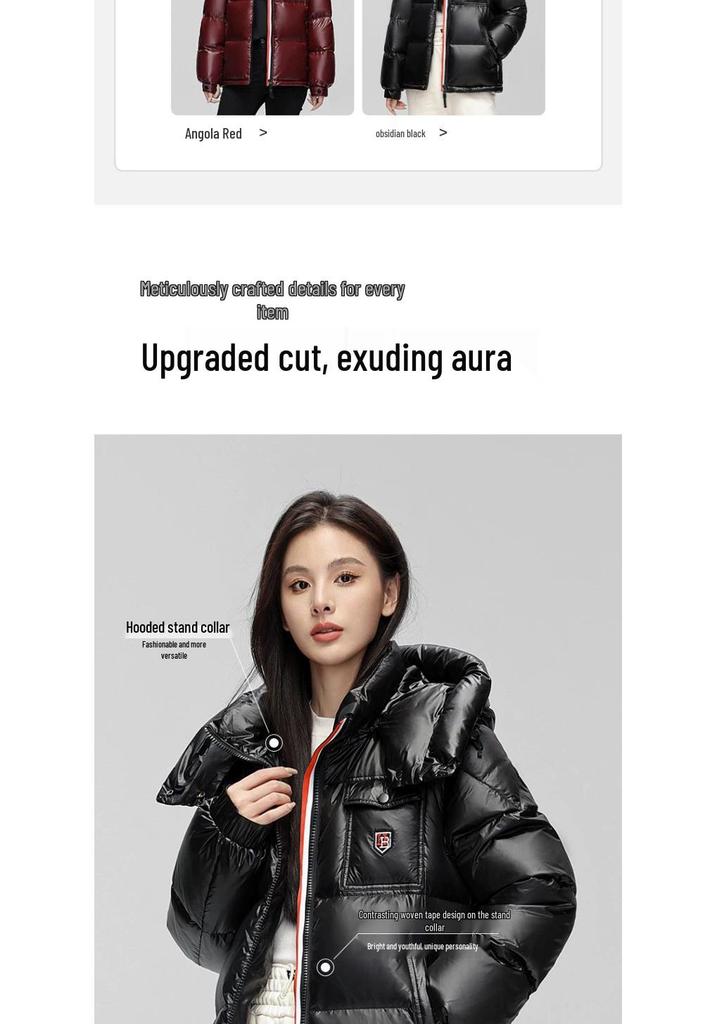 Yaya Winter 2025 Unisex Short Hooded Ski Jacket - Thick, Warm, and New Arrival