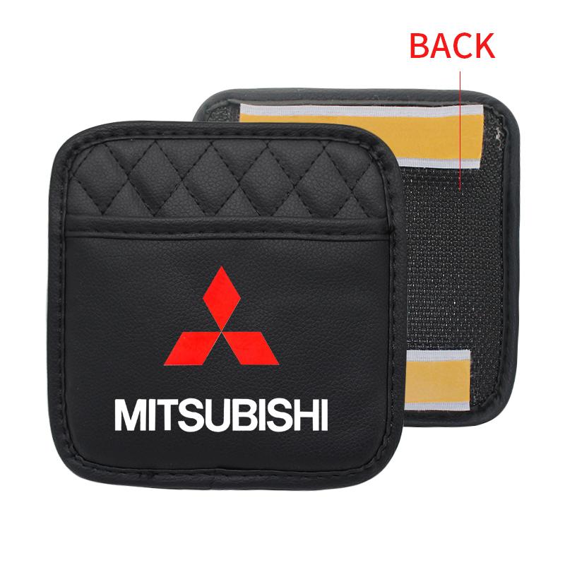 Sac Organisateur de Poche Latérale de Siège Auto Autocollant Accessoires de Rangement Multifonctionnels Pour Mitsubishi Colt Lancer L200 Pajero Outlander EX