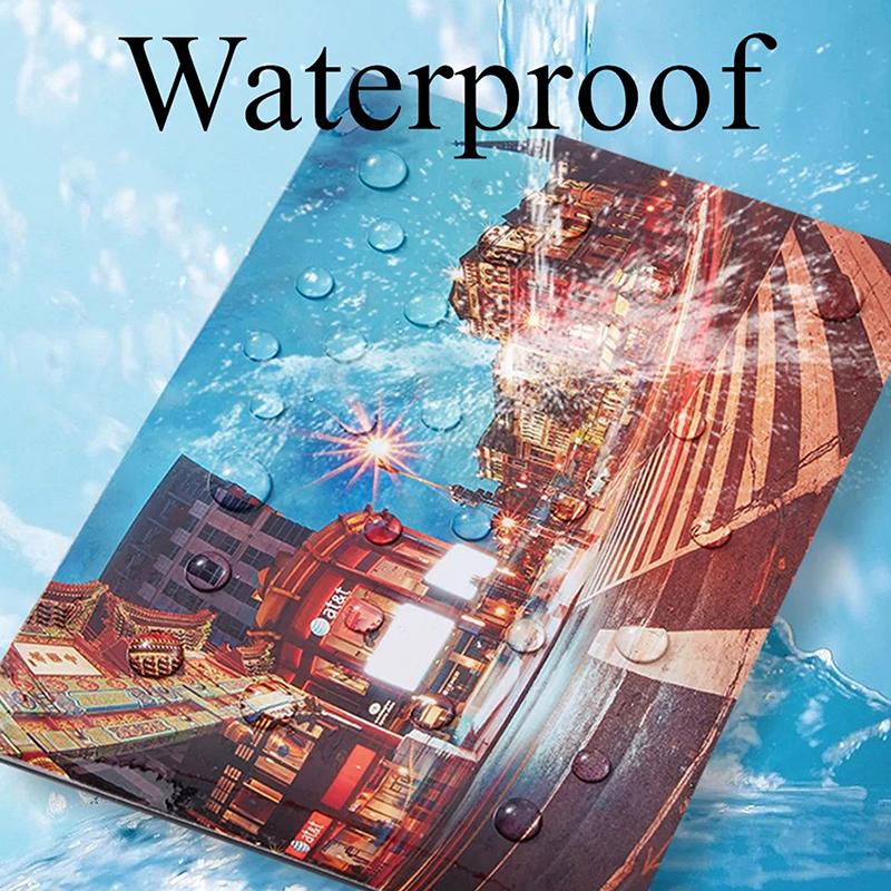 20 Sheets Cold Laminating Film Broken Glass Hologram Card Photo Laminating Film Sticker A4 Star Shiny Dot Photo Holographic Film