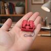 Press Fidget Toy 3D Printed Finger Clicker Toy, Decompression Push with Ball Chain, Portable Stress Relief Desk for Students, Office Workers Chain