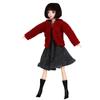 Casual Plush Coat Fashion Girl Doll Wearing for 1/6 Doll/29~32cm Doll Clothes Accessories