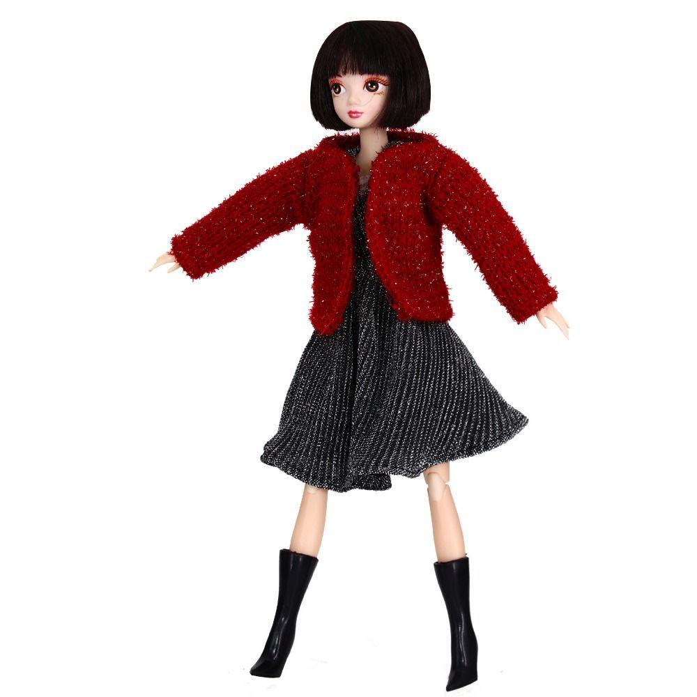 Casual Plush Coat Fashion Girl Doll Wearing for 1/6 Doll/29~32cm Doll Clothes Accessories