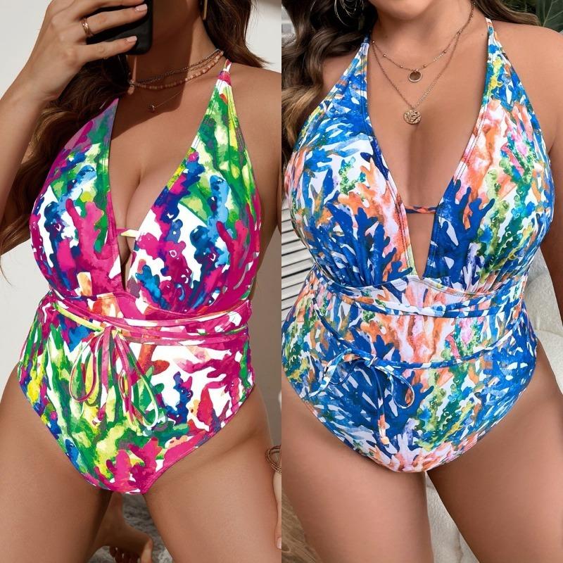 Bikinis für Damen in Übergröße mit hoher Taille, Damen-Bademode & Bekleidung