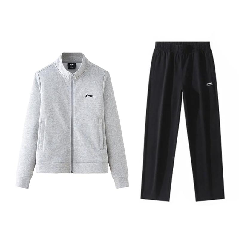 Li Ning Casual Sportswear Unisex Coin Gray+Black ABAVB62-5 3XL
