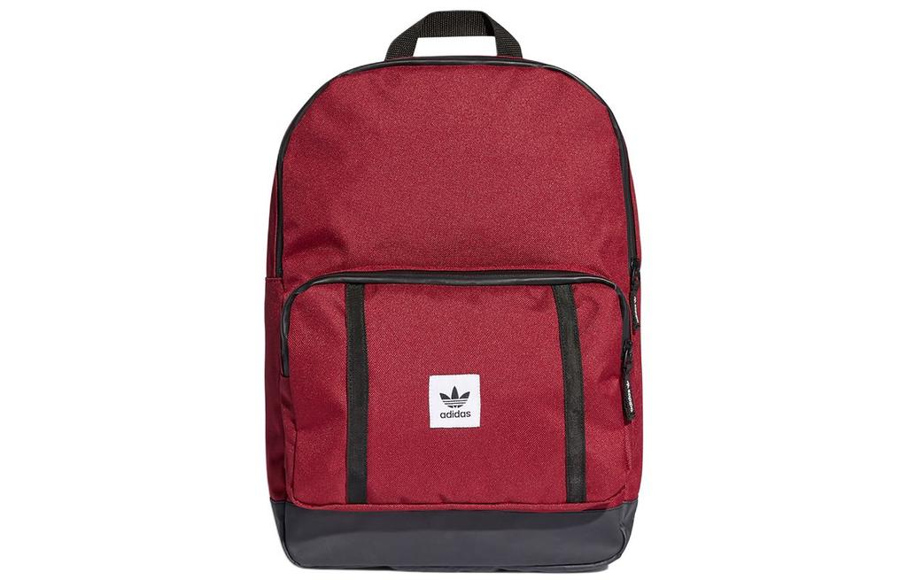 Adidas Originals Trefoil Polyester Backpack Men's Burgundy DV2481