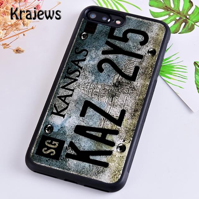 Krajews Supernatural Logo On Wood Phone Case Cover For iPhone 17 Air 16 15 14 Plus 11 12 Pro Max Coque Fundas