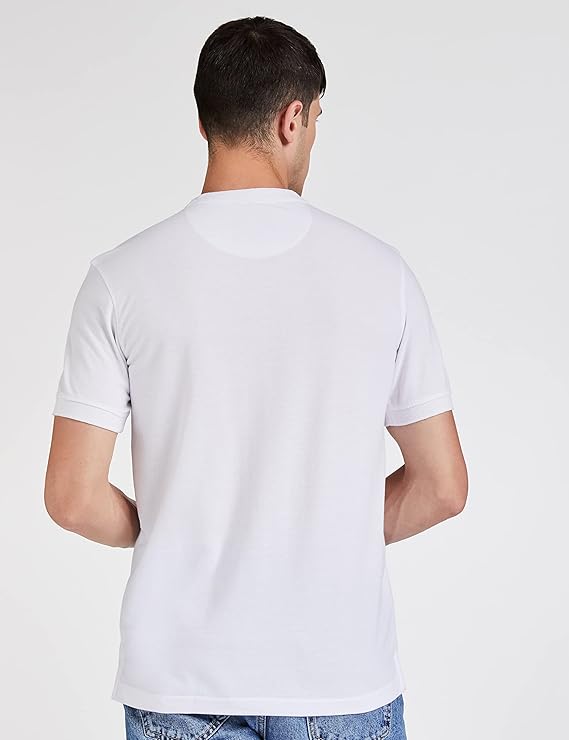 Men's Cotton Rich Polo T Shirt | Mandarin Collar Tshirts | Half Sleeves | Plain - Regular Fit (Available In Plus Sizes)