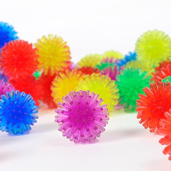 50Pcs Spiky Hedge Balls Multicolor Mini Porcupine Balls Stress Relief Soft Small Massage Ball Sensory Fidget Toy Birthday Party Favors