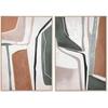 Tableau - HOME ESPRIT - Urbain - Multicolore - 2 Unités - 120 Cm - Rectangulaire