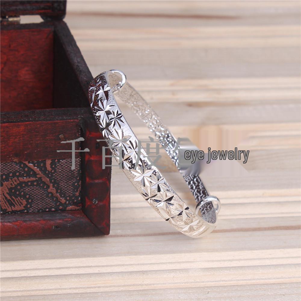 Brățară Stea Placată cu Argint de Ziua Îndrăgostiților pentru Femei - Cadou Trendy în Stil Douyin pentru Cea Mai Bună Prietenă