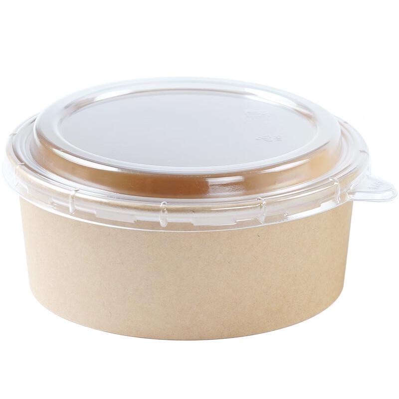 Chengyun 1450ml Extra-Thick Kraft Paper Takeout Bowls