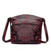 High Quality Leather Multilayer Women Messenger Bag Famous Designer Lady Shoulder Bags Printing Trendy Crossbody Bolsas Sac A