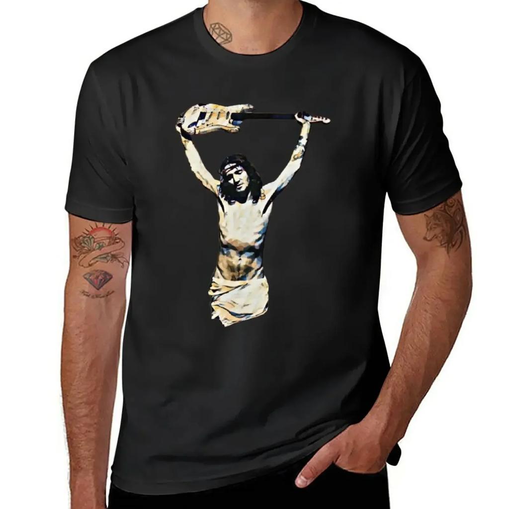 Jesus Christy Guitar - John Frusciante T-Shirt customizeds plain plus sizes big and tall t shirts for men