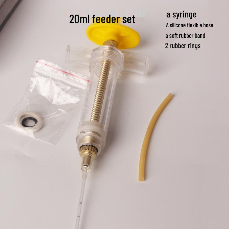 Silicone Soft Tube Bird Feeder for Baby Parrots, Budgies, Cockatiels & Chicks