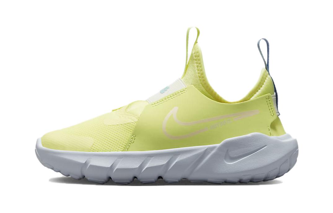 Nike Flex Runner 2 PS Citron Tint Cobalt Bliss DJ6040-800 35