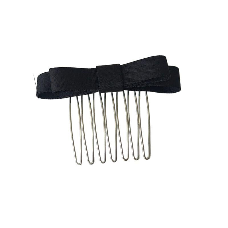 Anti-Slip Bow Bangs Hair Comb Clip - Stylish, High Skull, Internet Celebrity Hair Accessory
