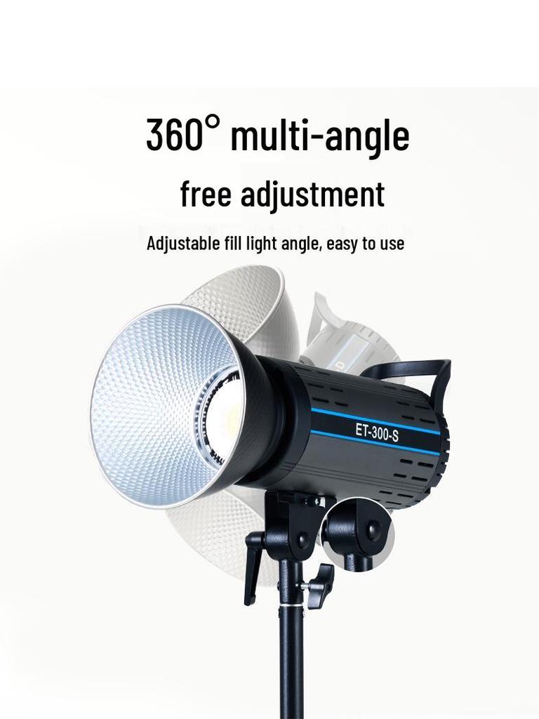 Yingbang 300W Soft Light Spotlight for Live Broadcast and Photography