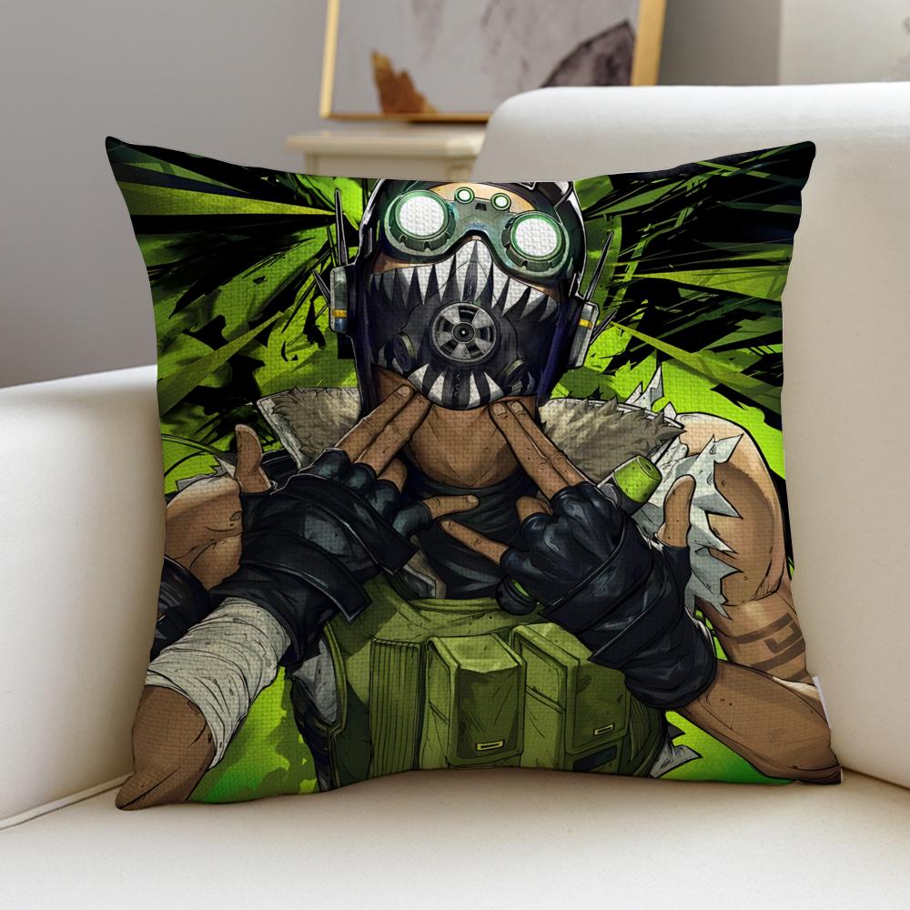 Competitive AApex LegendsS Cushion Cover Breathable and skinfriendly linen pillowcase square removable and washable cushion