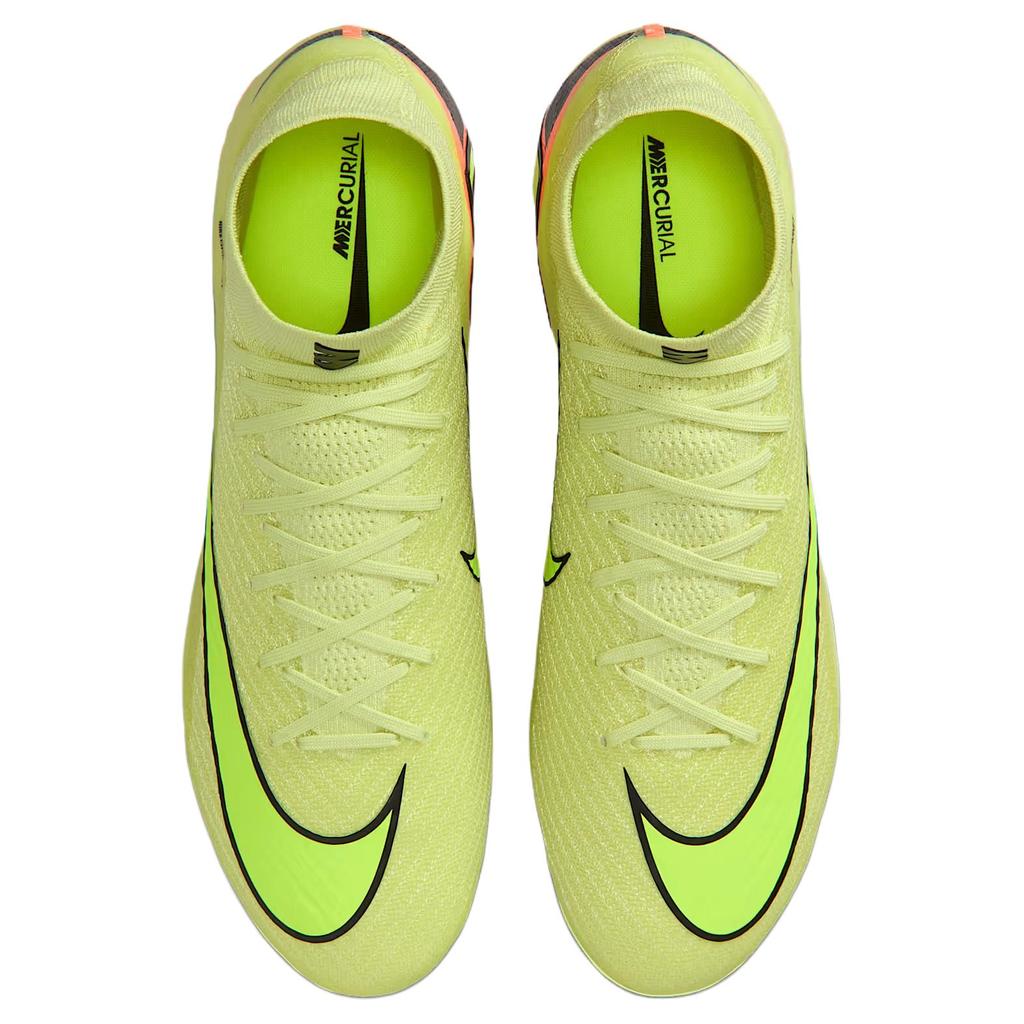 Nike Zoom Mercurial Superfly 10 Elite FG Limelight Hyper Crimson Unisex Cleats Yellow Volt FQ1454-302
