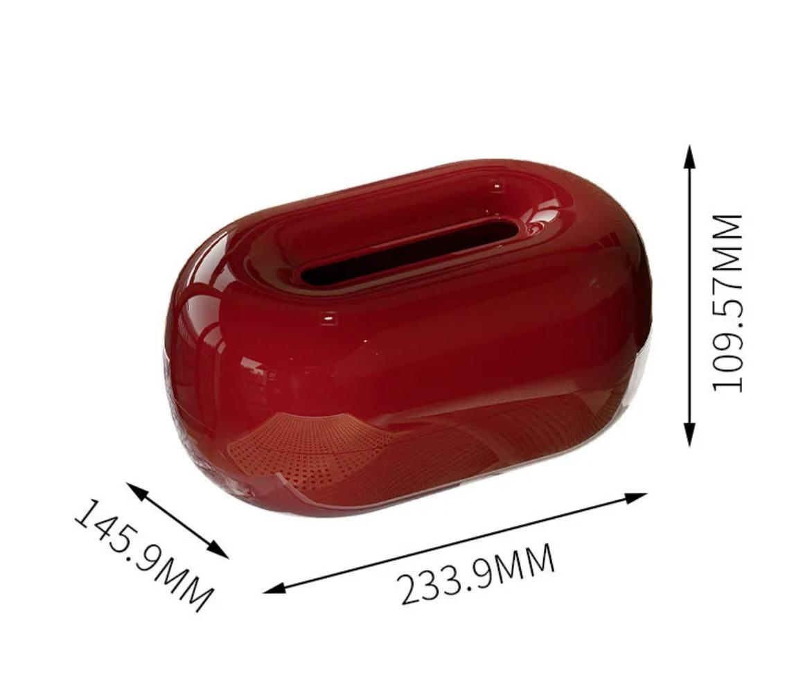

Oval Pull-out Tissue Box Living Room Decorative Table Tissue Box Table Tissue Box Room Decoration Accessories Exquisite Gifts