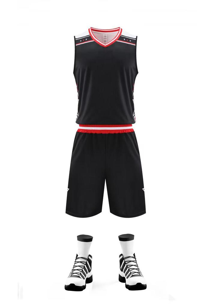 Cross-Border Basketball Training Uniform Set for Children and Adults