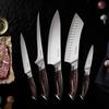 Kitchen Knife Set, 5 Piece High Carbon Stainless Steel Sharp Knife Set, Durable and Rust-Resistant, Professional Kitchen Cutlery with Ergonomic