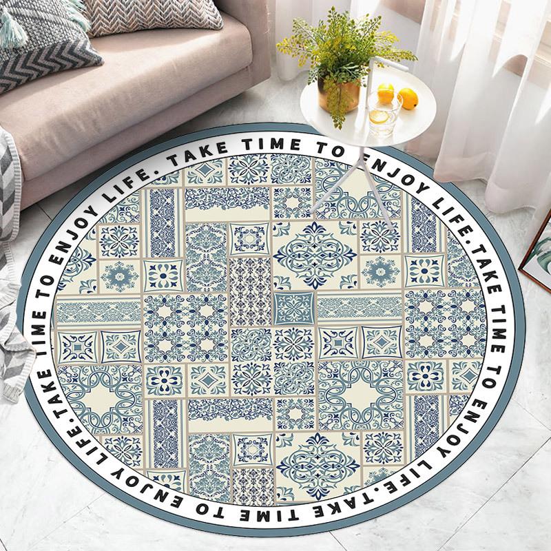 Kulový koberec Domácí dekoraceŽidle Podložka na podlahu Měkké koberce do obývacího pokoje Protiskluzový koberec Koberec do ložnice