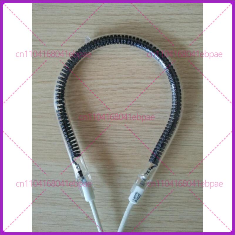 electric heater parts carbon fiber heating wire transparent glass tube 900W