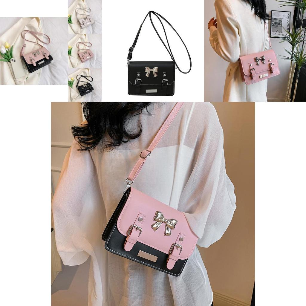 Stylish Small Square Bag For Women With Adorable Bow Detailing In Trendy Colors