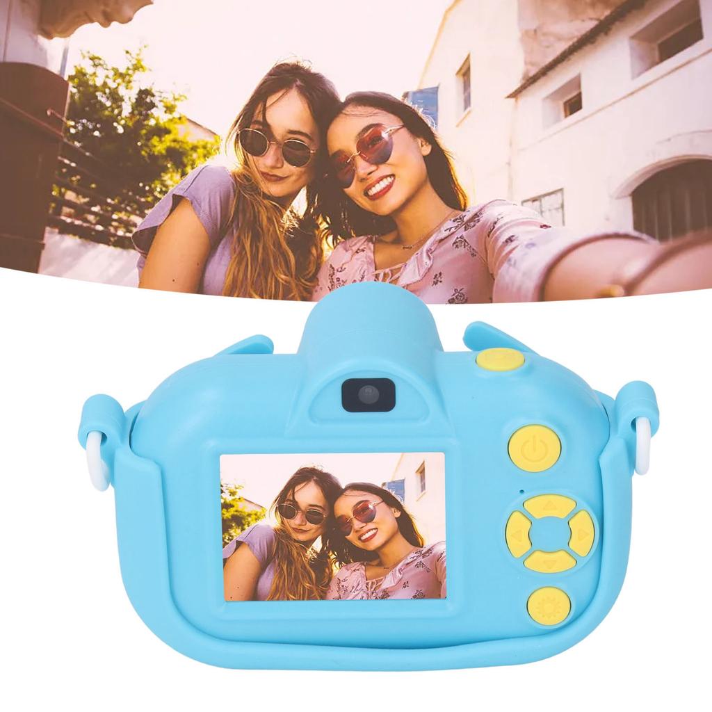 Cute Camera 12MP Digital Video Camera 2in   Screen Multifunctional Front Rr Lens 1080P Selfie Camera for Xmas Gift