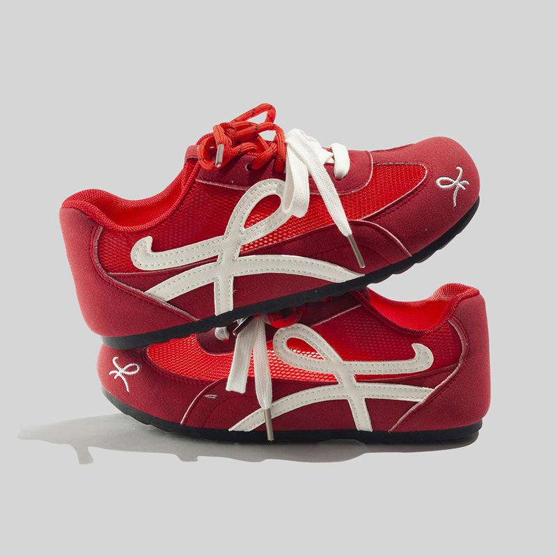 Casual German Training Shoes  All-match Sneakers Breathable Soft-soled White Shoes