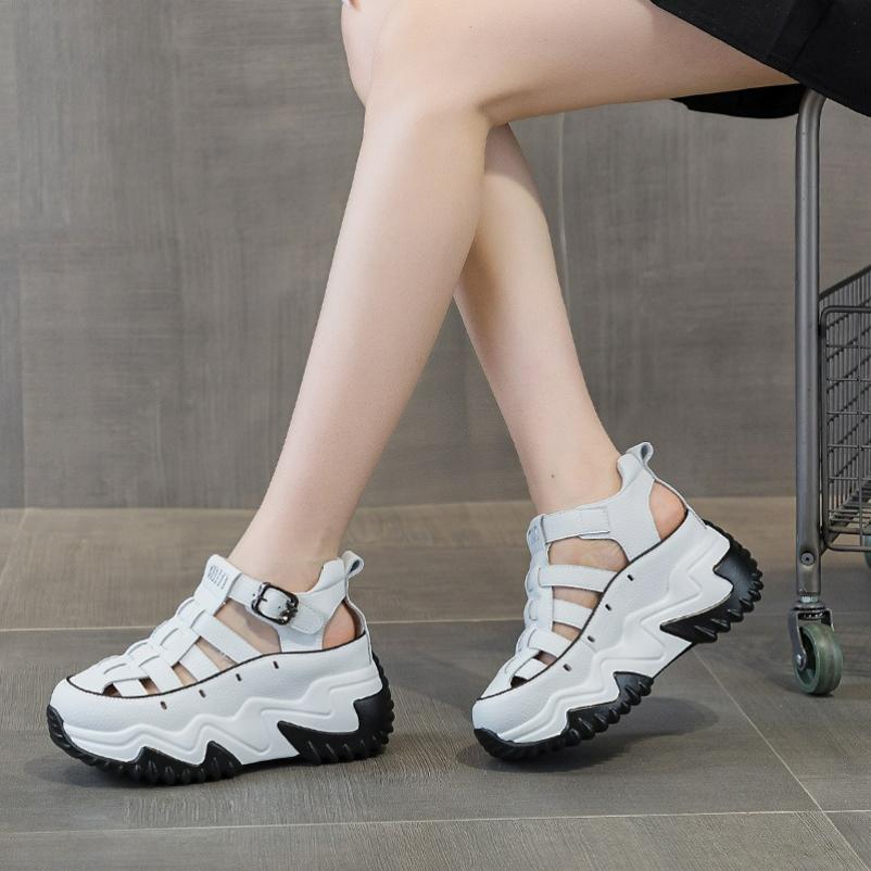Women s Shoes Baotou Sandals Women s Summer Summer Sponge Cake Platform Shoes 35