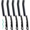 5 Pcs Crevice Cleaning Brush Multifunctional Hard Bristle Gap Cleaning Brush Tool, Gap Brush Suitable for Bathrooms, Kitchen Surfaces, Windows Groove
