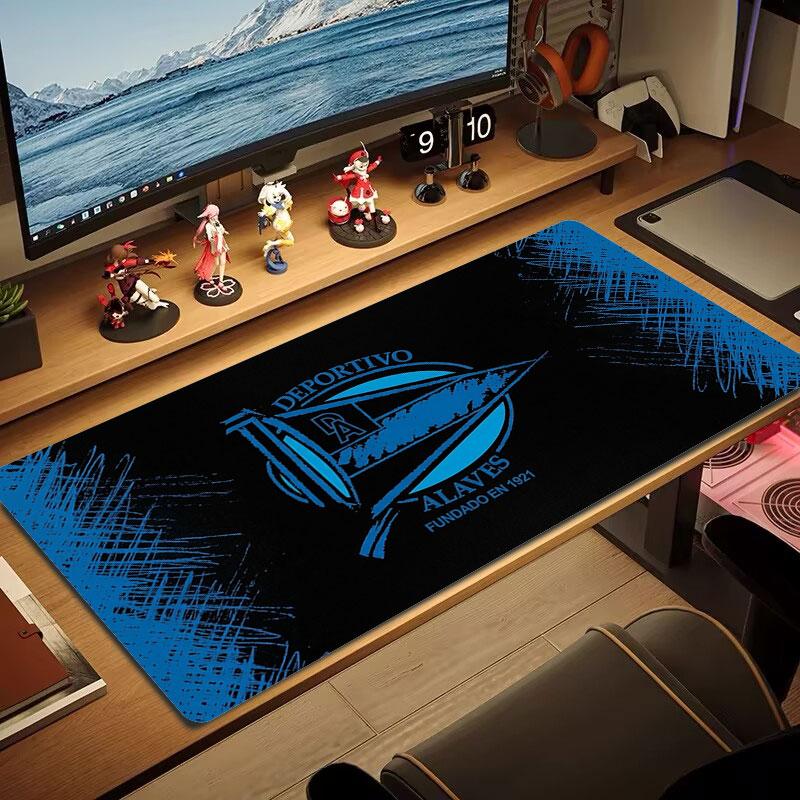 Deportivo Alaves Large Size Mouse Pad Large Gaming Table Cushion Non-slip Laptop Tablet Big Mousepad XXL Mat Mini PC Playmat With Lock edge