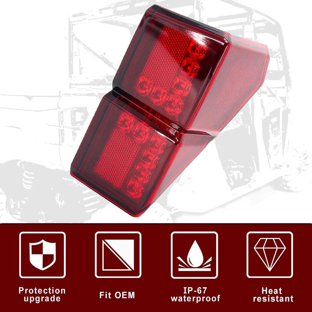 Tail Lights For Ranger 1000 XP/Crew, Waterproof Tail Light For Polaris Ranger 1000 XP/Crew 2018-2025 For Ranger 1000 XP #2413766