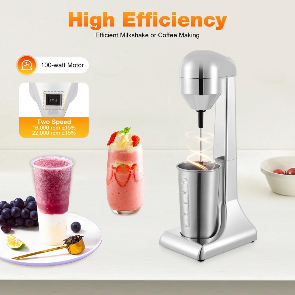 100W Komercyjny Elektryczny Blender do Mlecznych Koktajli Mikser do Napojów Maszyna do Smoothie 23000 RPM