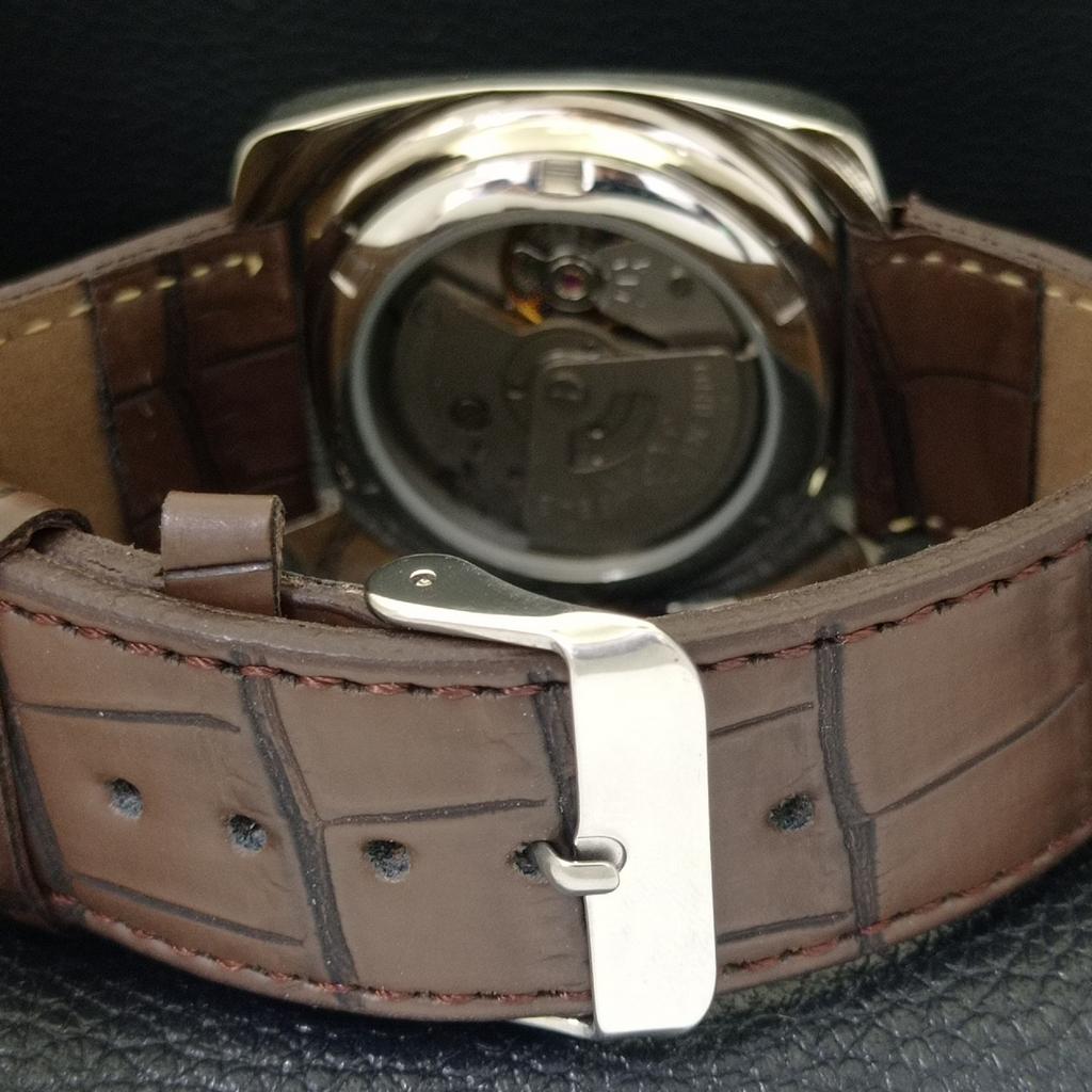 USED VINTAGE ORIENT AUTOMATIC 46943 JAPAN MENS GREEN COLOR DIAL WATCH A702211-5 R123-a702211