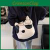 Panda Bag Shoulder Animal Handbag Zipper Style Comfortable Diagonal Crossing