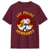 Los Pollos HerUnisexos Unisex T Shirts Hipster Tees Short Sleeve Crewneck TShirt Cotton Gift Idea Tops