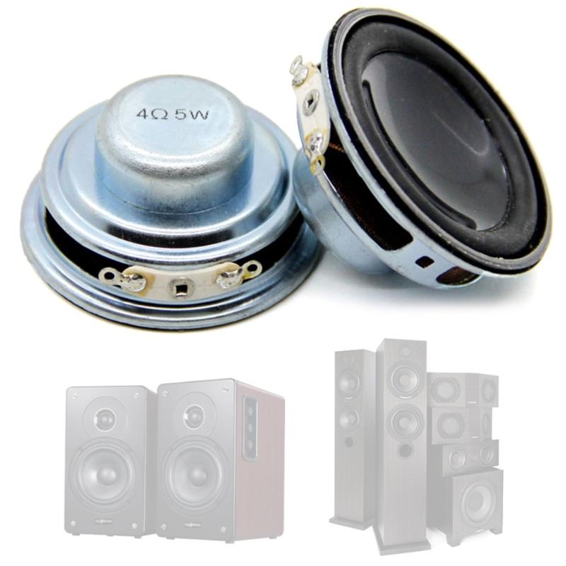 45mm 4Ohm 5W Portable Speaker Full-Ranges Multimedias Speaker Metal Speaker 45mm Internal Magnetic Speaker for Home DIY