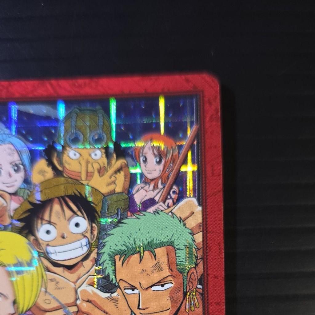Used One Piece Hyper Battle H10 Luffy Pirates Long Road Kira Early Years Luffy Zoro Nami Sanji Carddass Old Card Old Back