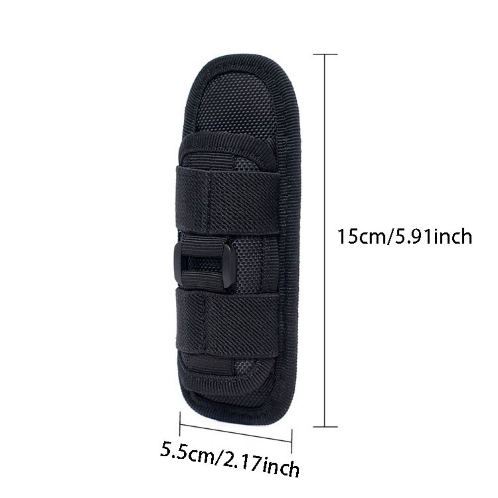 Portable Flashlight Holder Pouch 360 Degree Rotatable Torch Case Flashlight Bag  Survival Kits